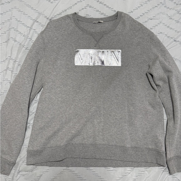 Valentino Gray Crewneck Sweater with Silver Accent - Picture 1 of 5